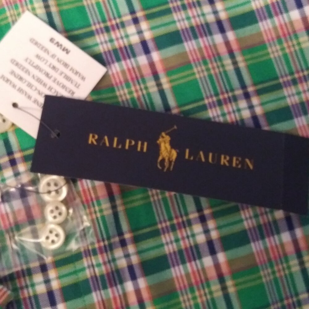NWT Men's Large Ralph Lauren button down - Picture 7 of 7